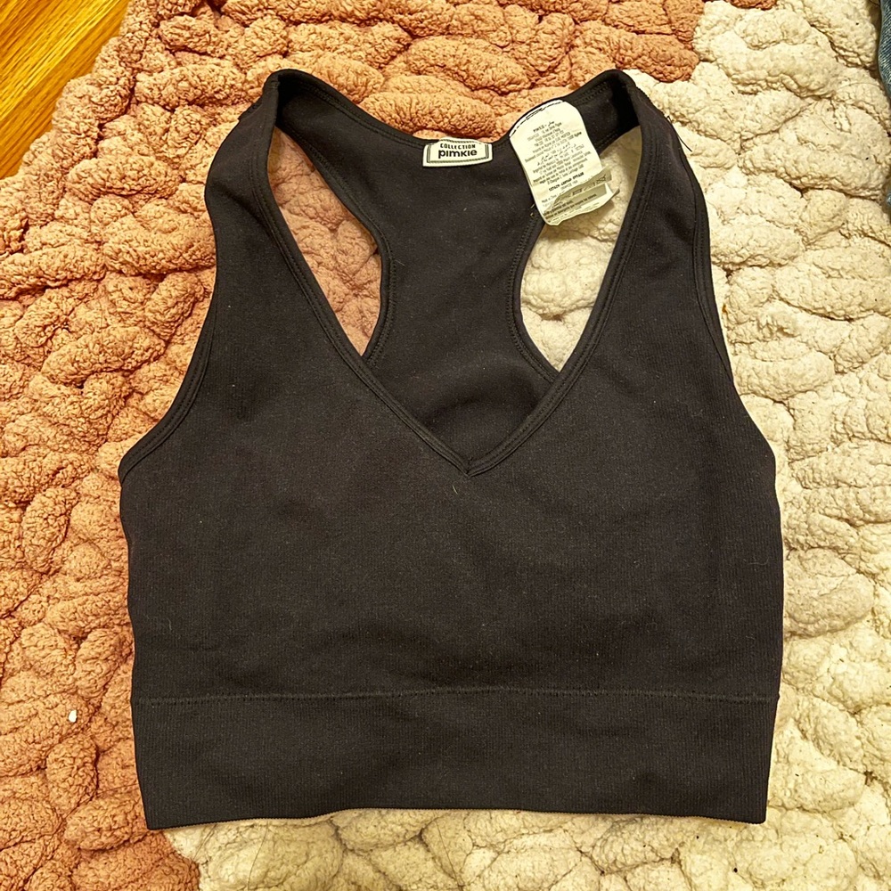 brand new Pimkie black crop tank top